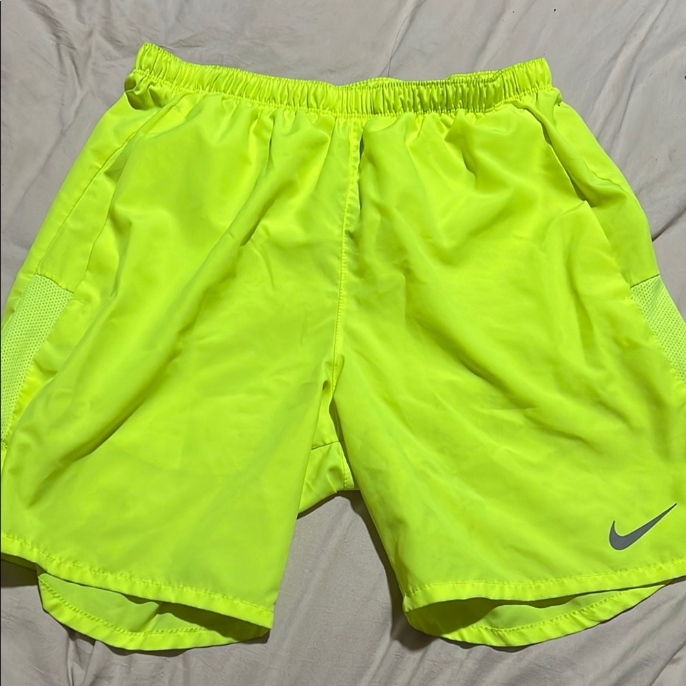 Nike Bright Lime Green Sports Shorts